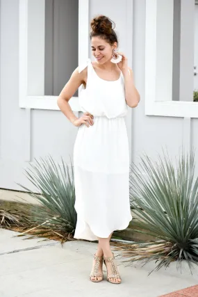 Abundantly Ivory Midi Dress