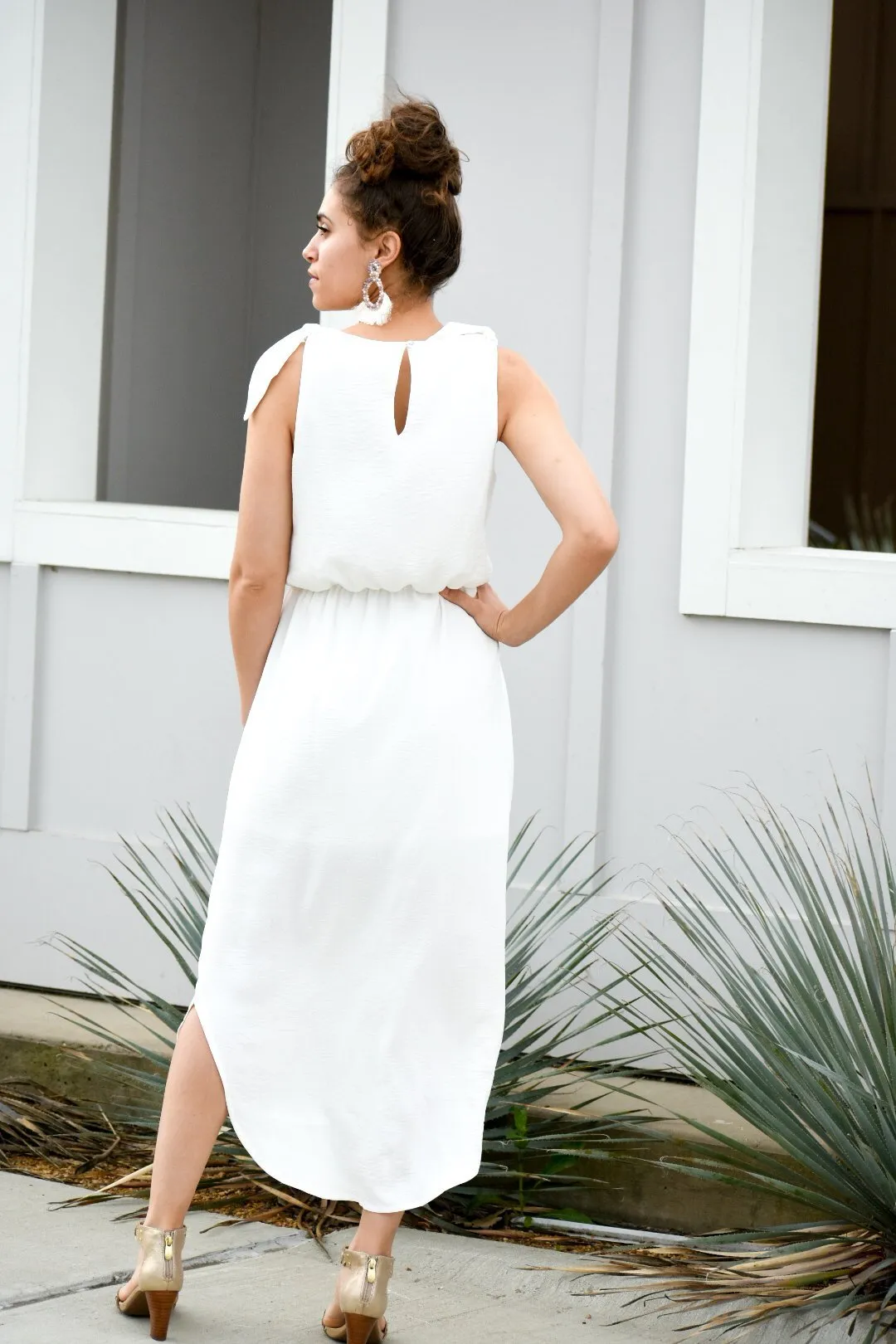 Abundantly Ivory Midi Dress