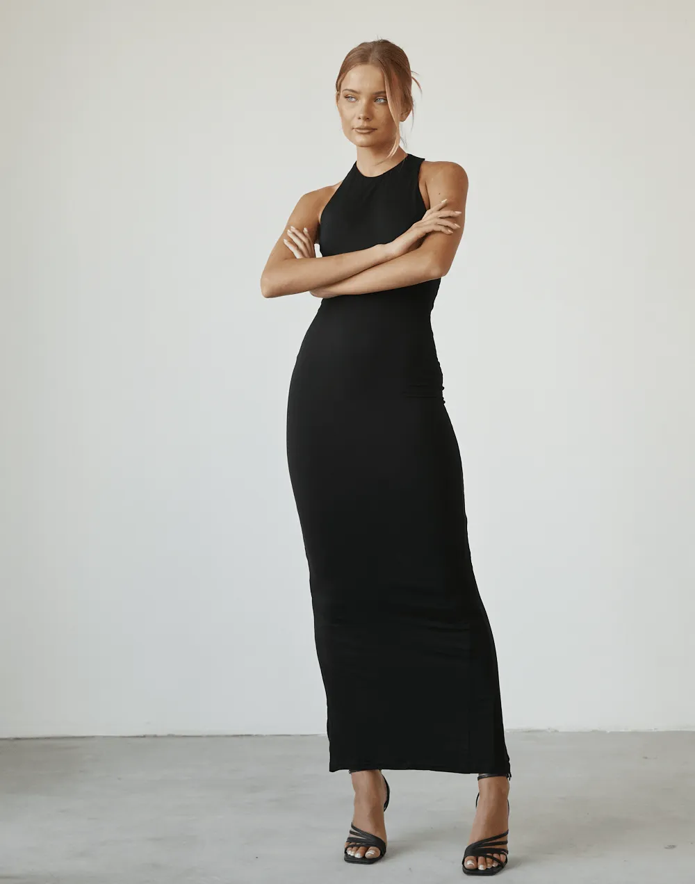 Aziza Maxi Dress (Black)