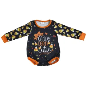 Baby Onesie Romper - Halloween Girls - Candy Corn Cutie