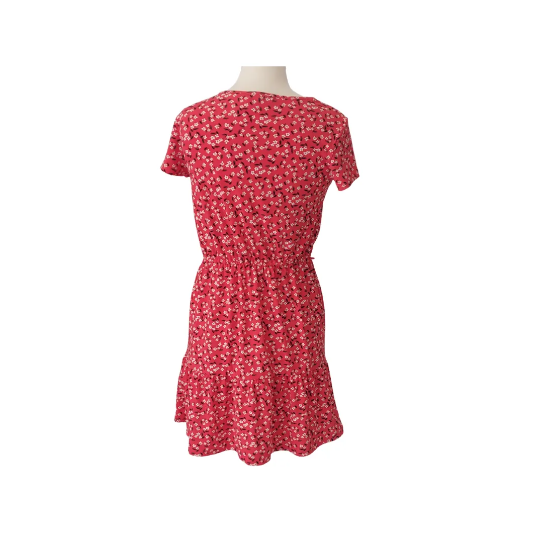 Banana Republic Red Floral Printed Short Dress | Gently used |