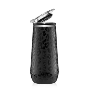 BRUMATE | Champagne Flute - Onyx Leopard