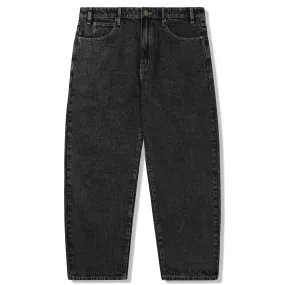 Butter Goods Applique Denim Jeans Acid Black