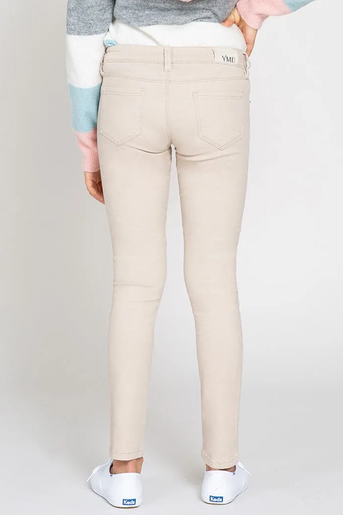 Girls Essential Twill Skinny Jeans