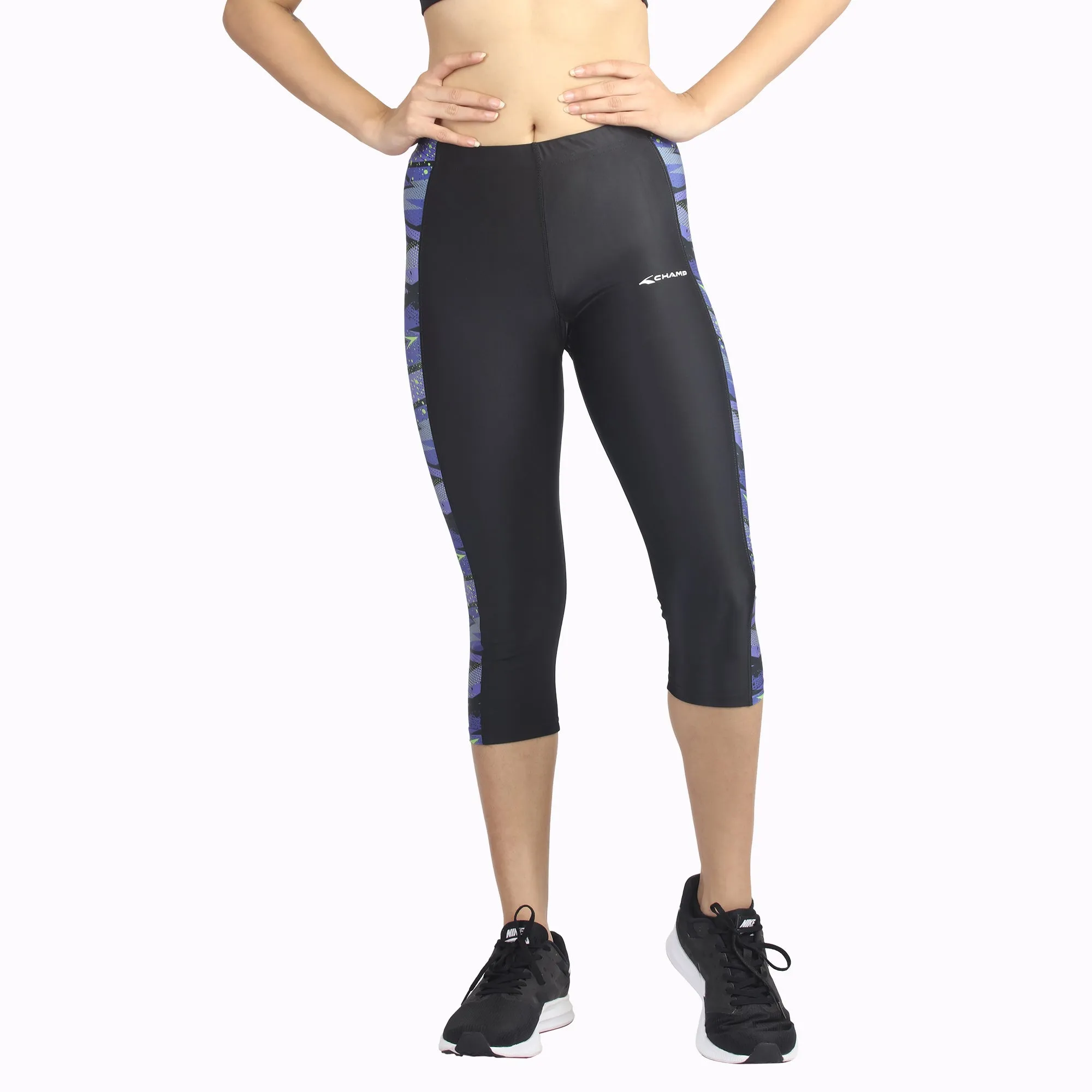 Go-For-It Women LEGGING (Ideal for Running, Gym and Yoga) Anti Chafing