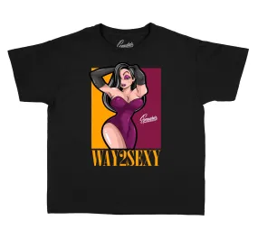 Kids - Bordeaux 6 Way Too Sexy Shirt