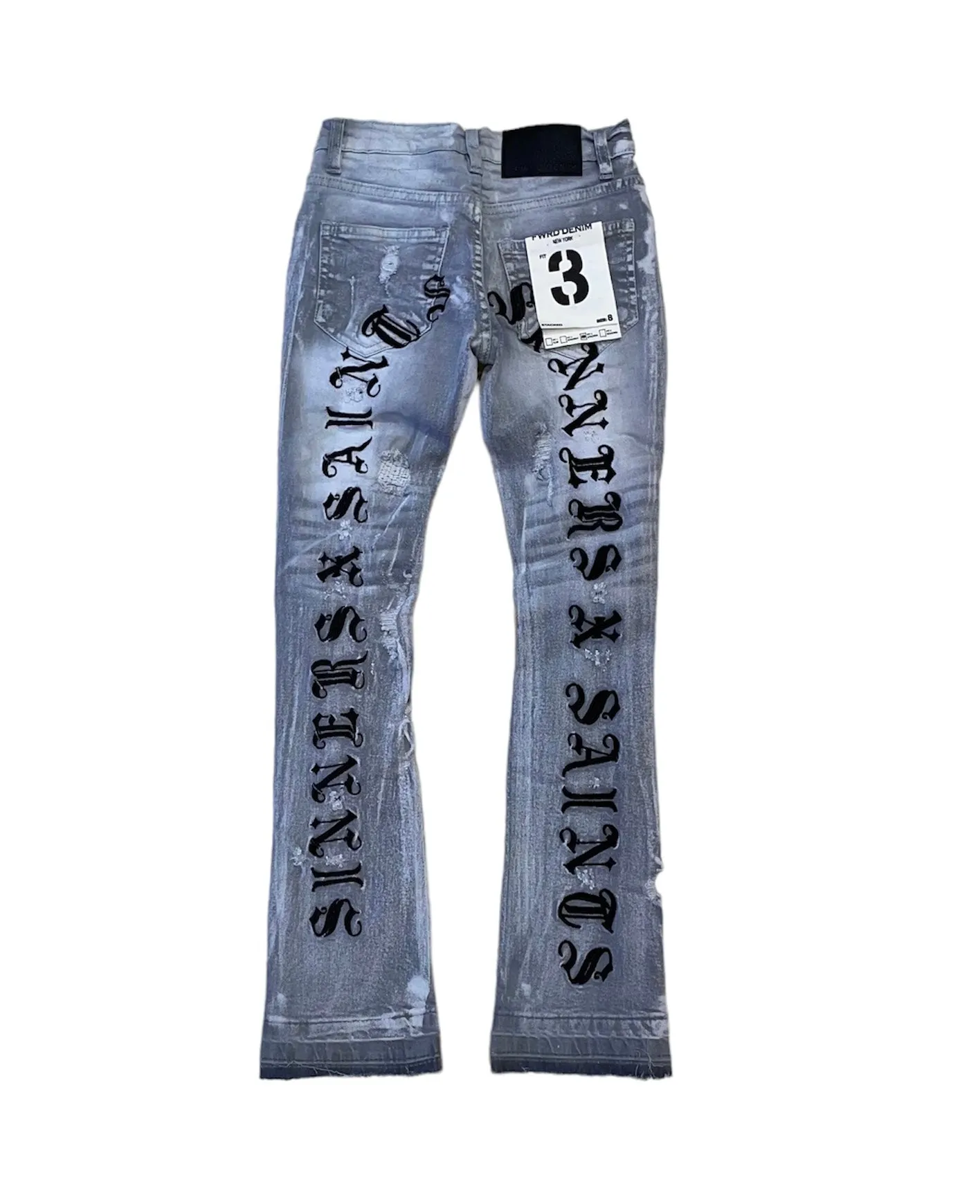 Kid’s Saints X Sinners Stacked Denim Jean