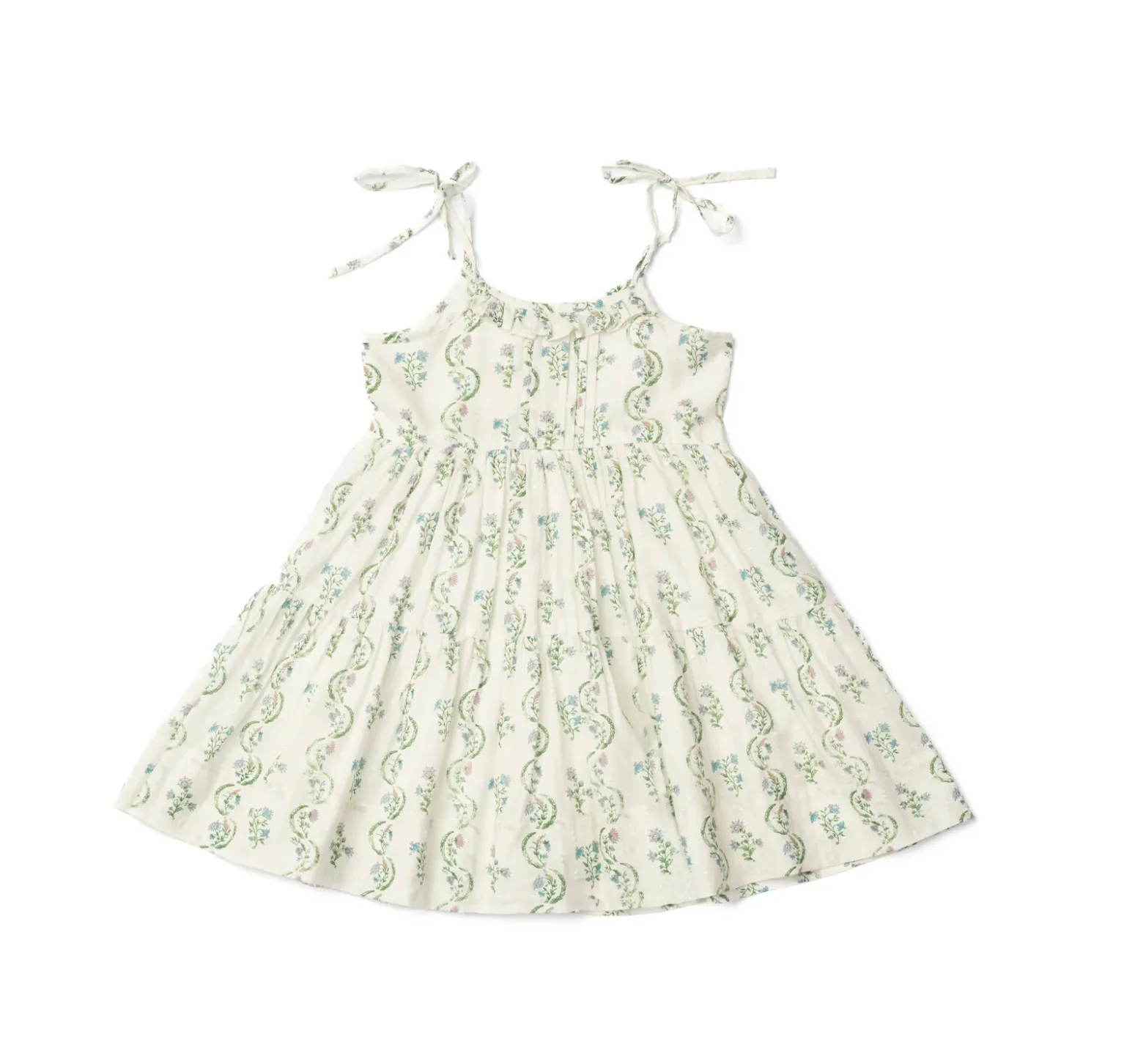 Lali - Floral Vine Print Ballet Dress