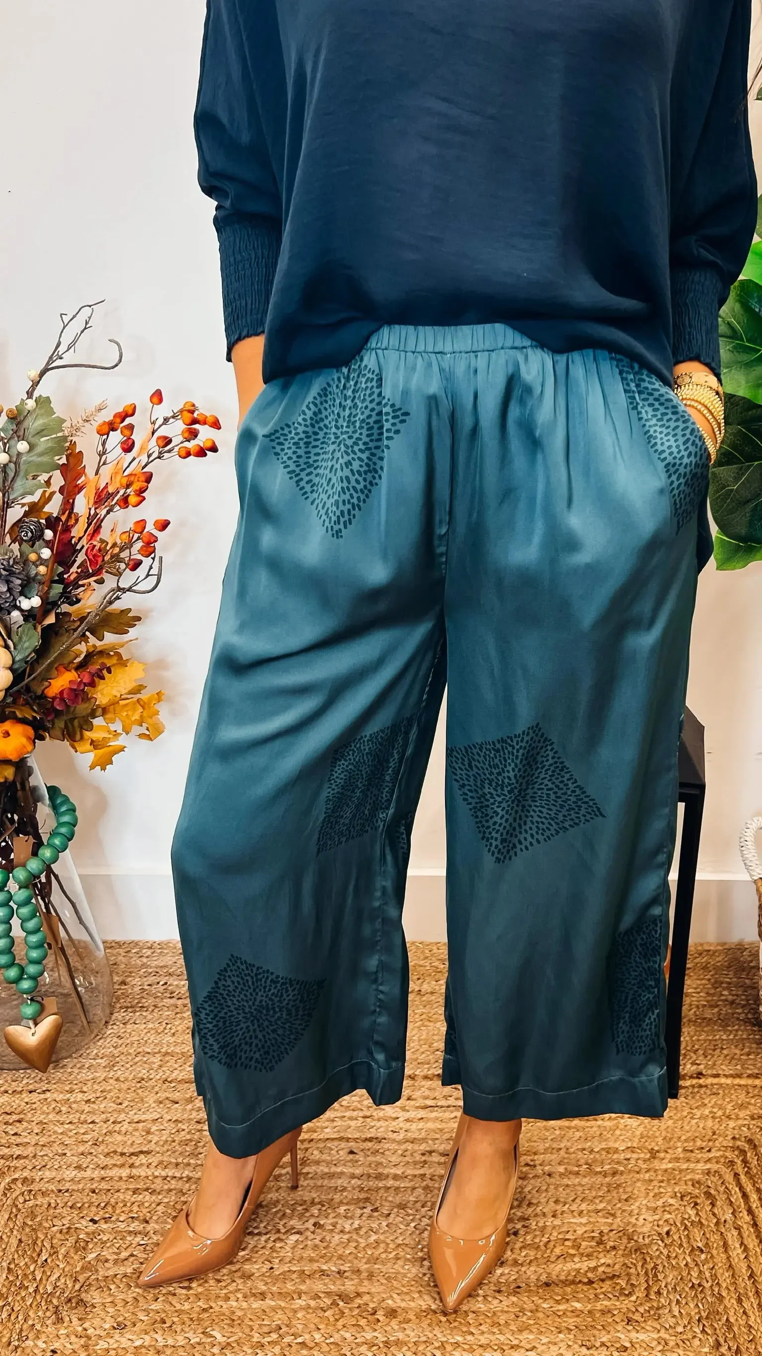 Lavish Dreams Dark Teal Pants