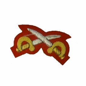 Mess Dress Qualification Badge - PTI Crossed Swords