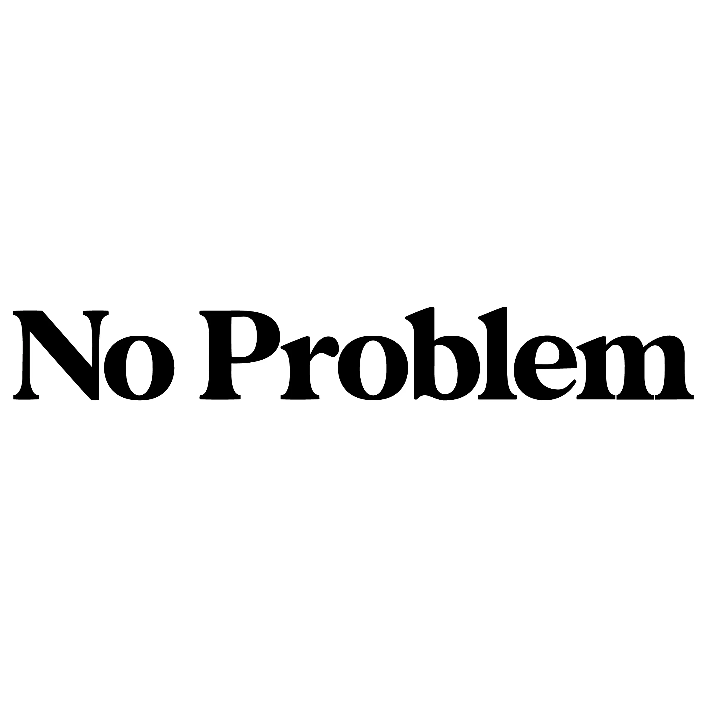 No Problem (Thick T-shirt)