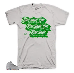 Retro 10 Cool Grey Shirt - Blessings - Grey