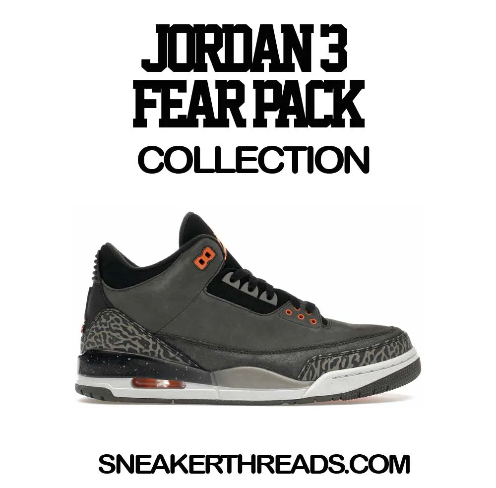 Retro 3 Fear Shirt - Love Kicks - Charcoal