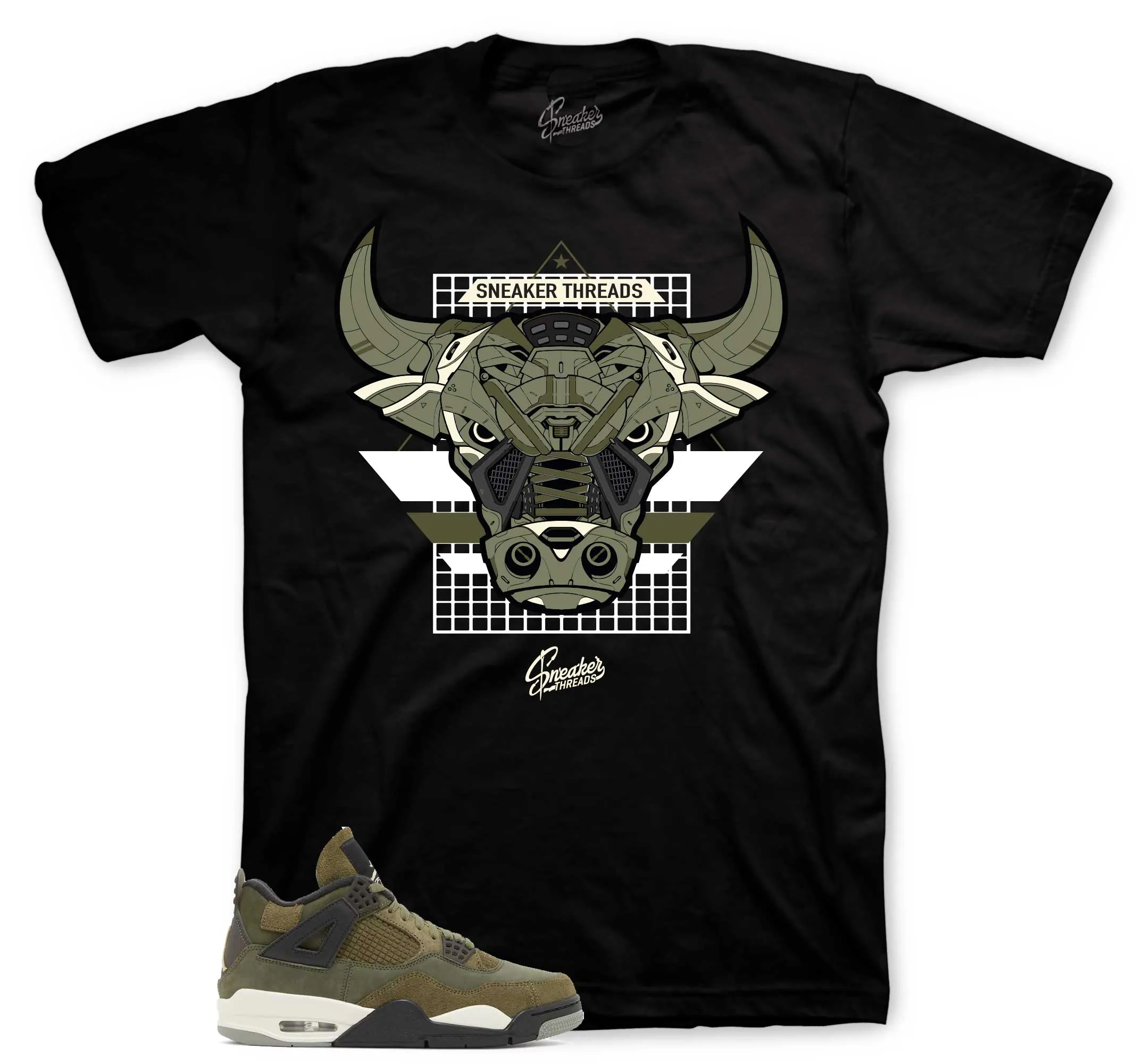 Retro 4 Craft Olive War Bully Shirt