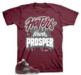 Retro 5 Burgundy Shirt - Prosper - Burgundy