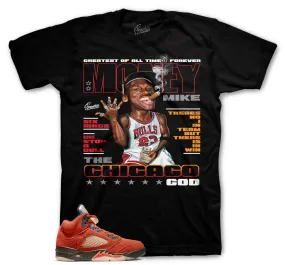 Retro 5 Dunk On Mars Money Mike Shirt