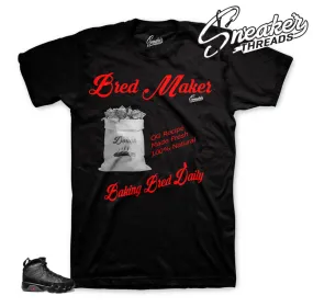 Retro 9 Bred Bred Maker Shirt