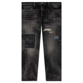 Savage Denim DP Basic Pants - Black