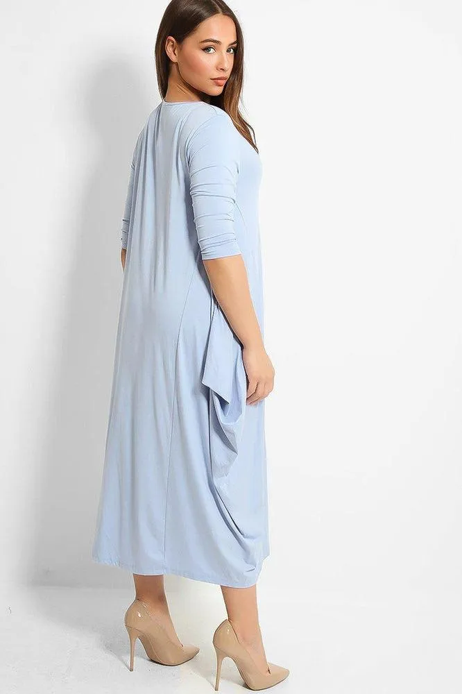 Sky Blue Organic Cotton Parachute Dress