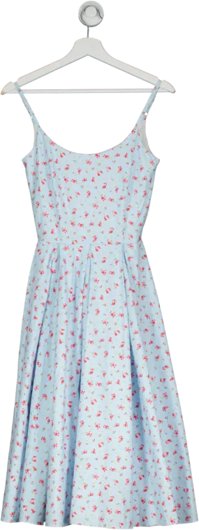 The Pretty Dress Company Blue Floral Print Swing Dress UK 8