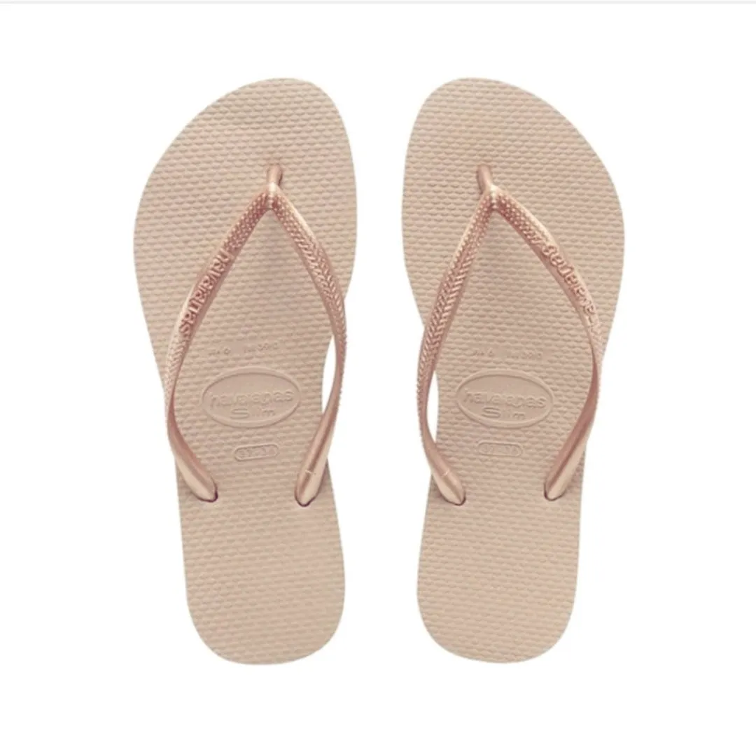 Women's Havaianas Slim (Rose Gold)