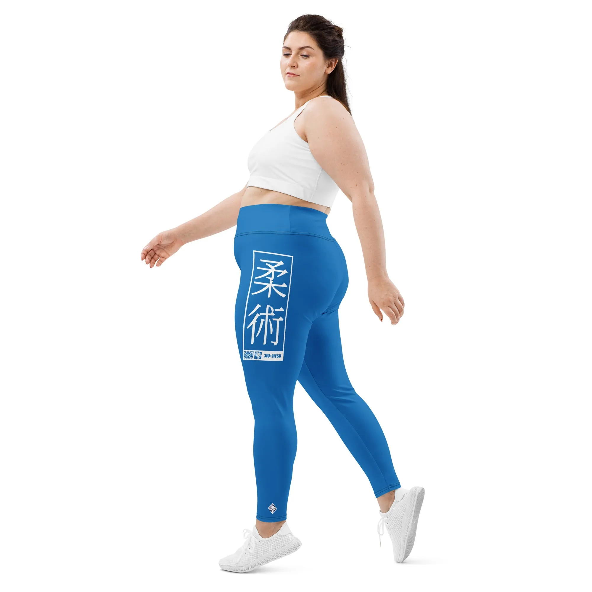 Women's Plus Size Yoga Pants Workout Leggings For Jiu Jitsu 004 - Azul